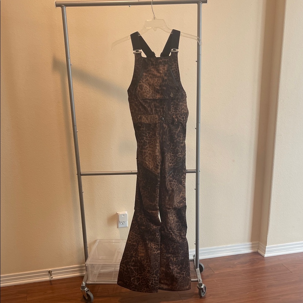 Volcom Brown Patterned Women's Jumpsuit